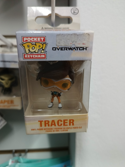 Tracer Llavero Funko pop Overwatch