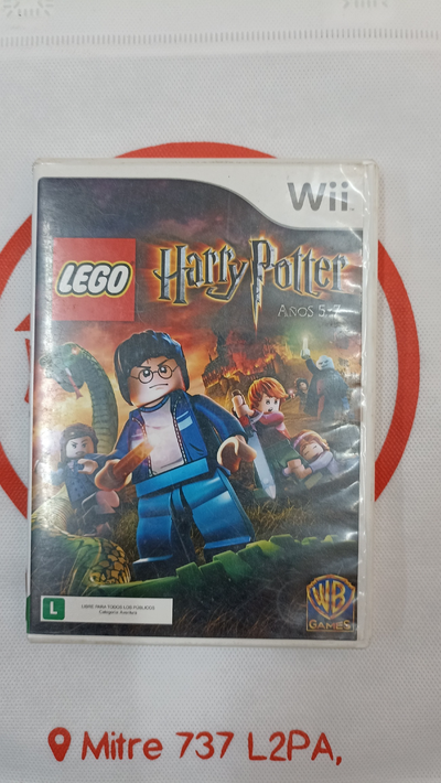 Harry Potter Lego Years 5-7 Nintendo Wii Usado