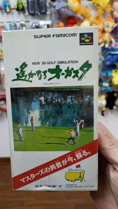 New 3D Golf Simulation Juego Super Famicom Japones en caja