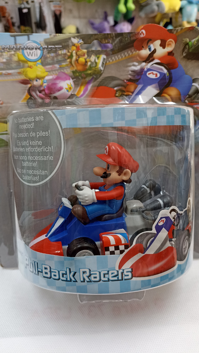 Mario Figura Autito a Tracción MarioKart