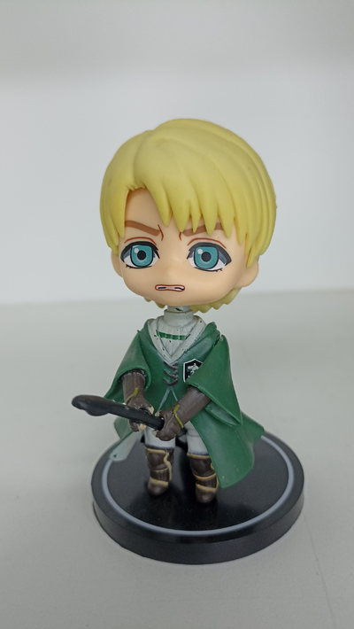 Draco Escoba Gashapon Figura Harry Potter