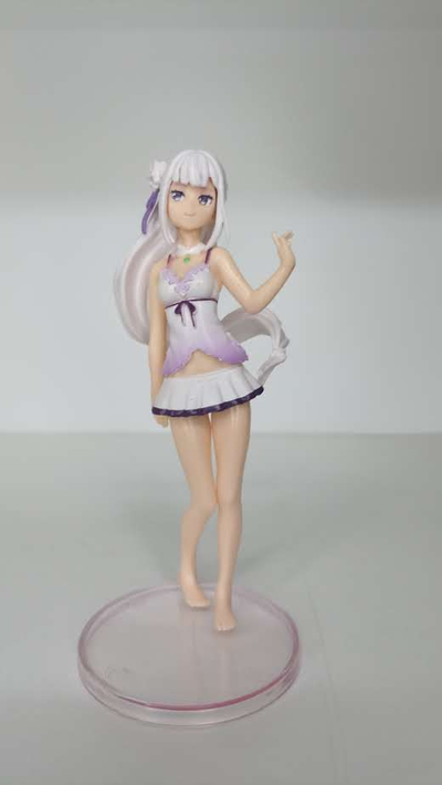 Emilia Gashapon Figura Playa Re Zero