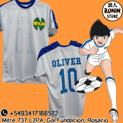 Oliver Remera camiseta Niupi N10 Blanca Supercampeones Varios talles