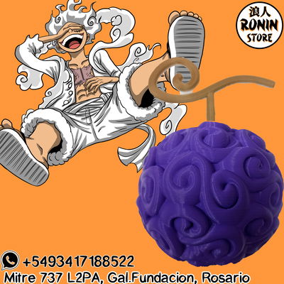 Hito Hito no Mi: modelo Nika Luffy - Akuma no mi - One Piece - Fruta del Diablo