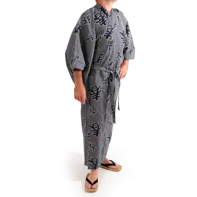 Yukata Kimono XL Tradicional de algodón hecho en Japón 