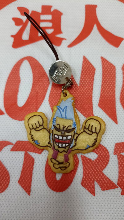 Galleta Franky Llavero Straps figura One Piece Original