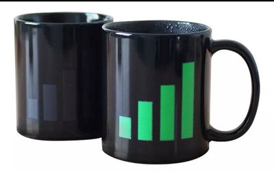 Taza Mágica diseño Medidor de batería