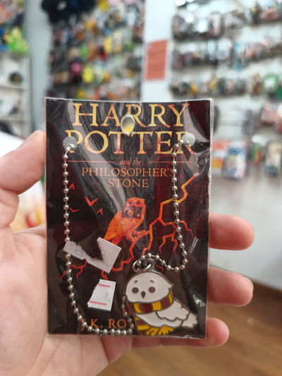 Colgante metálico Hedwig Harry Potter