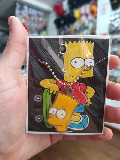 Colgante metálico Bart Simpson