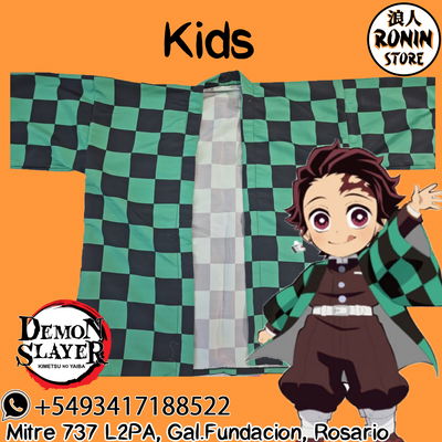 Tanjiro Haori / Kimono Kid Kimetsu no Yaiba - Demon Slayer