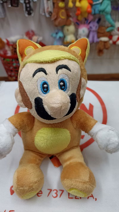 Mario Tanuki Peluche Mediano Mario