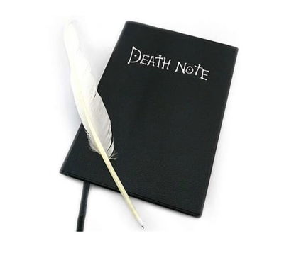 Cuaderno Death Note con pluma