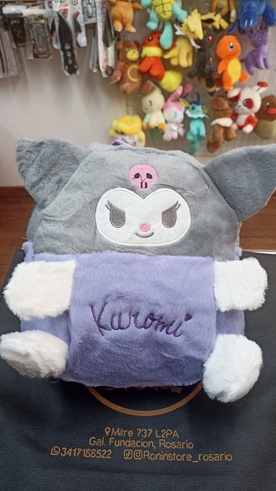 Kuromi Mochila de Peluche Sanrio 