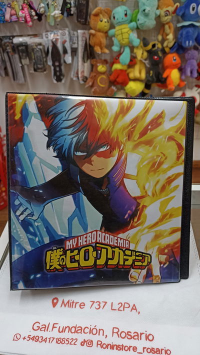 Carpeta tapa con anillos Todoroki Boku no Hero Academia