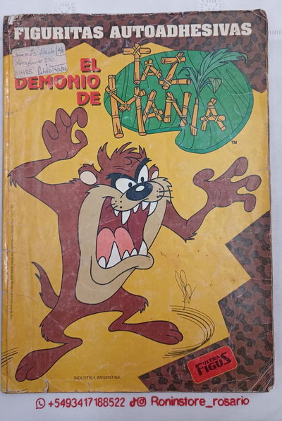 Álbum El demonio de Taz Mania - lleno - UltraFigus 1996