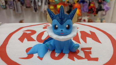 Vaporeon Pokemon 3D pintado a mano -5cm aprox