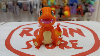 Charmander Pokemon 3D pintado a mano -5cm aprox