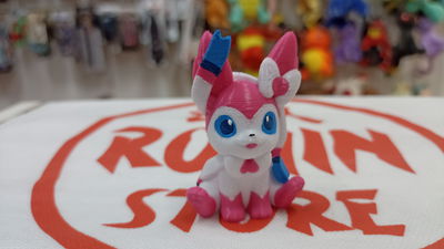 Sylveon Pokemon 3D pintado a mano -5cm aprox