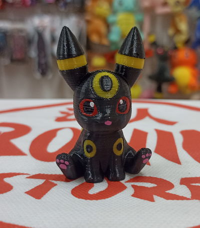 Umbreon Pokemon 3D pintado a mano -5cm aprox