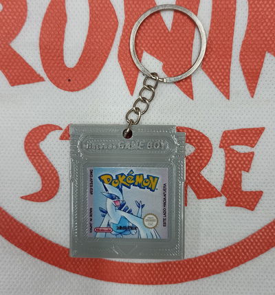 Llavero 3D Cartucho Pokémon Plata Lugia