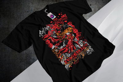 Remera Asuka Evangelion - Consultar disponibilidad de Talle