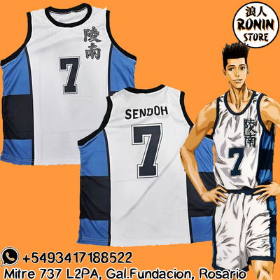 Sendoh Remera camiseta Ryonan N7 Slam Dunk Varios talles