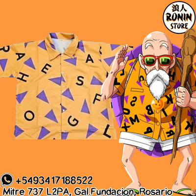 Camisa Maestro Roshi - Dragon Ball