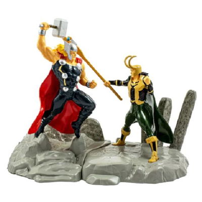 Pack Thor vs Loki Figura Colección la Nación MARVEL: HÉROES Y VILLANOS