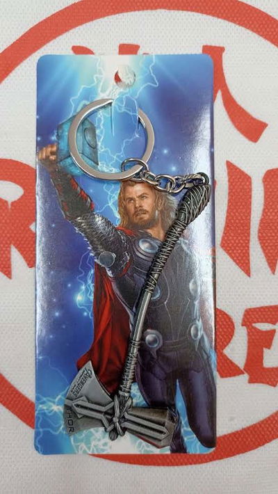 Llavero metálico Hacha Thor Marvel