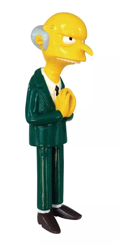 Burns - Los Simpsons - Figura Colección Clarín