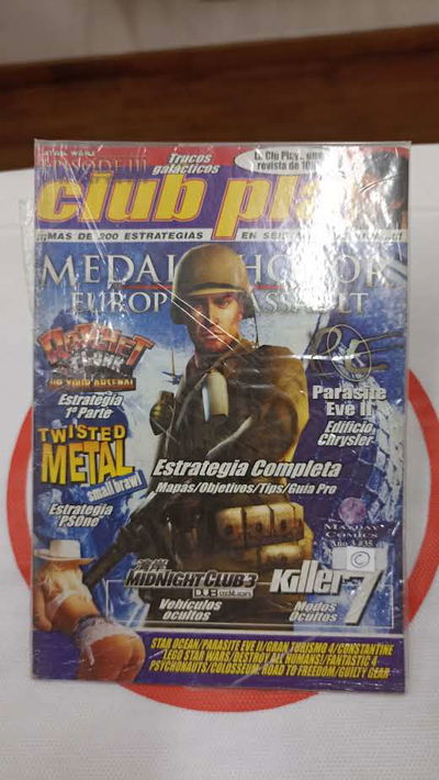 Revista retro - Club Play - Numero 35 - temática Video juego Play Station 