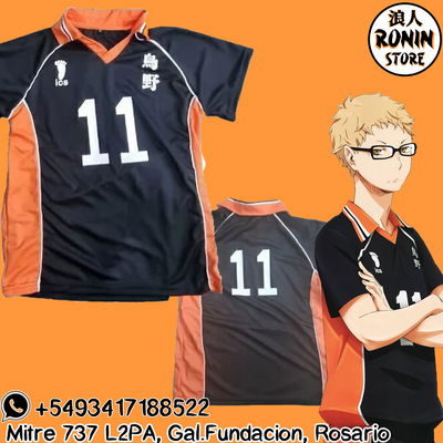 Kei Tsukishima Remera camiseta Karasuno N11  Haikyuu Varios talles