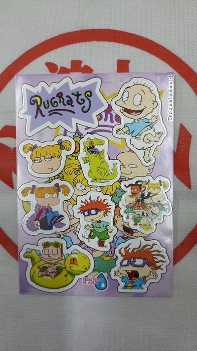 Rugrats Plancha de Stickers troqueladas - Resistente al Agua - Ideal Termos