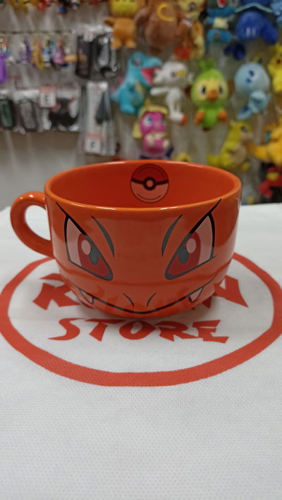 Taza Tazón ancho cerámica Charizard, Pokémon 