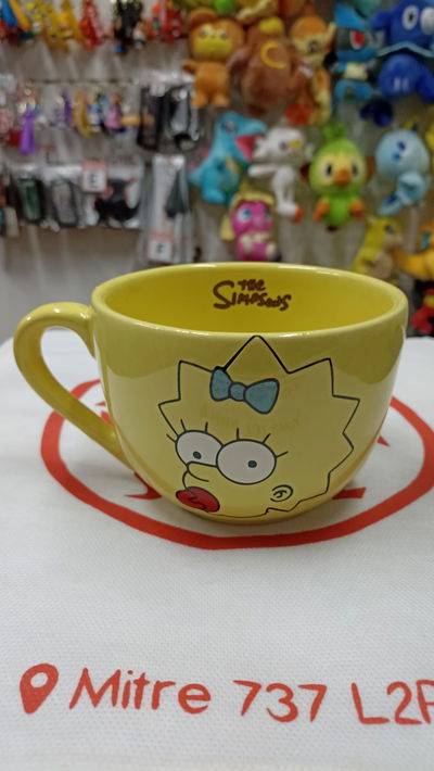 Taza Tazón cerámica  Maggie Simpson