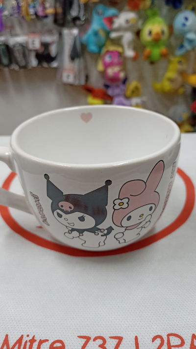 Taza Tazón cerámica My Melody y Kuromi 01  Sanrio