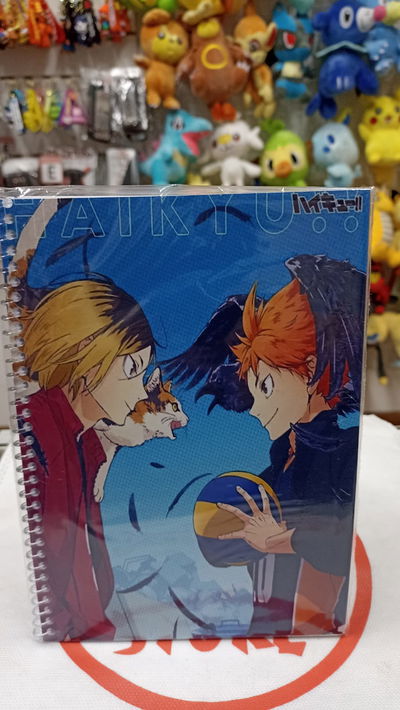 Haikyuu 04 Cuaderno de 50 páginas lisas, tamaño A5 (14,8x21cm)