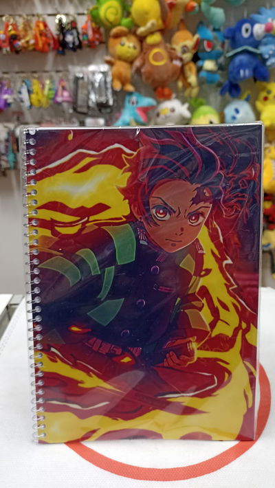 Kimetsu no Yaiba 04 Cuaderno de 50 páginas lisas, tamaño A5 (14,8x21cm) Demon Slayer