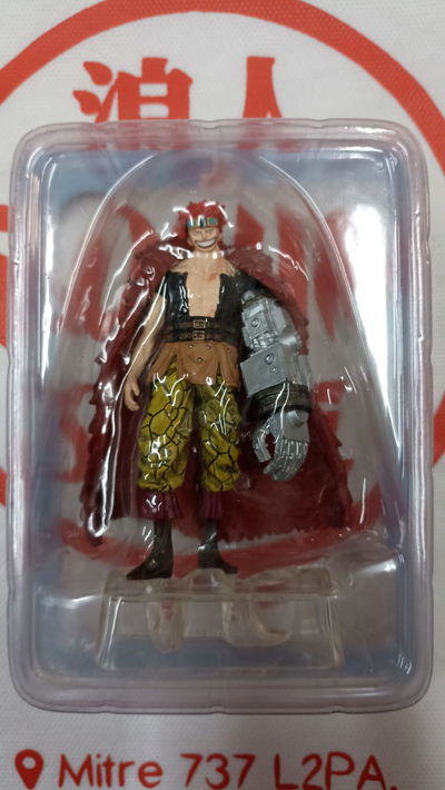 Capitán Kidd Figura One Piece en Blister Abierto Colección Salvat