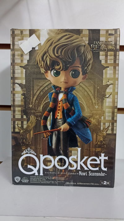 Newt Scamander Figura Harry Potter en caja - tipo Q posket