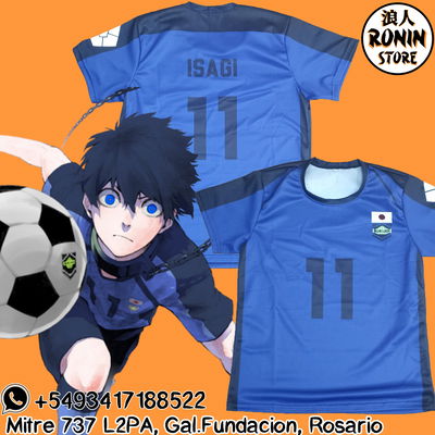 Isagi Remera camiseta Blue Lock - Bluelock - Varios talles