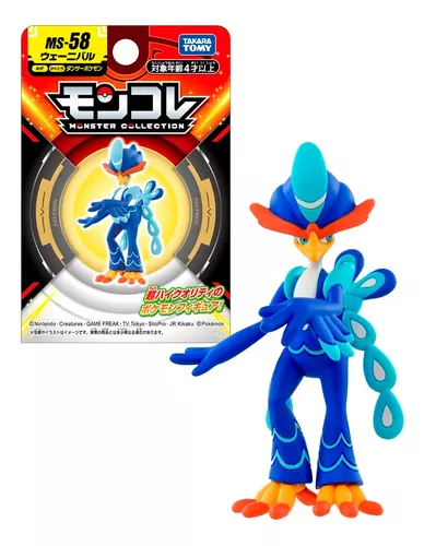 Quaquaval Figura Original Pokemon Takara Tomy Moncolle Ms-58