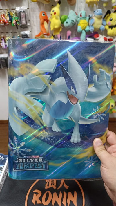 Carpeta Álbum cartas Pokemon TCG simple p/432 cartas Lugia y Regieleki