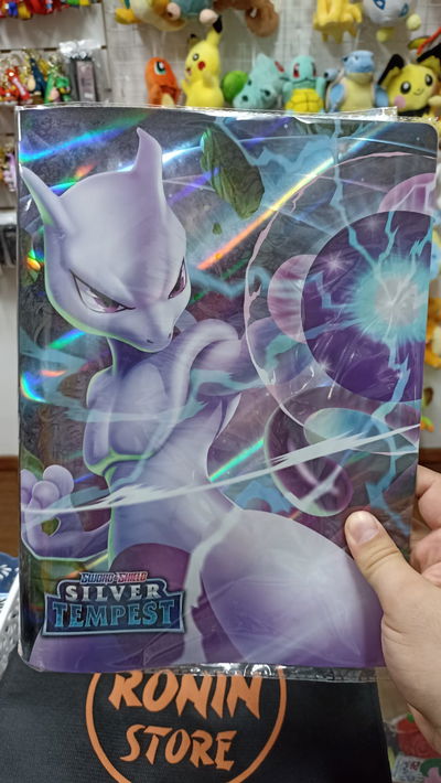 Carpeta Álbum cartas Pokemon TCG simple p/432 cartas Mewtwo