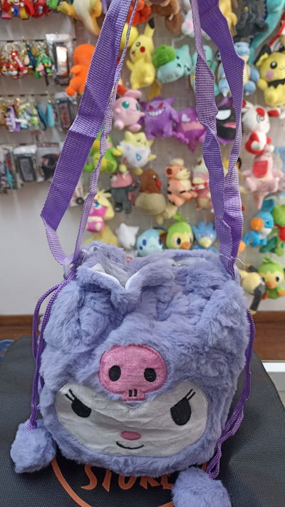 Kuromi Cartera Bolso de Peluche Sanrio 02