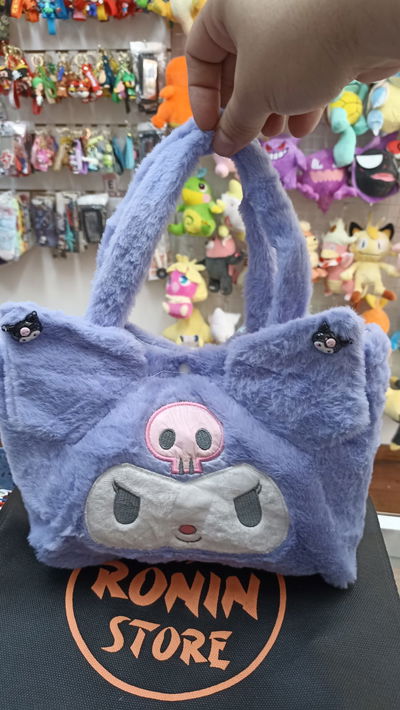 Kuromi Cartera Bolso de Peluche Sanrio 04