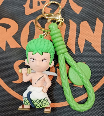 Zoro Llavero de Goma Personaje de One Piece