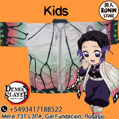 Shinobu Haori / Kimono niños kid Kimetsu no Yaiba - Demon Slayer