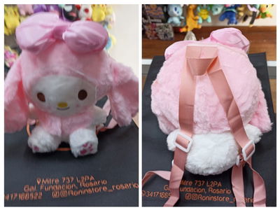 My Melody Conejo Rosa Mini Mochila de Peluche Sanrio 