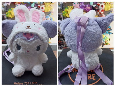 Kuromy Conejo Blanco Mini Mochila de Peluche Sanrio 